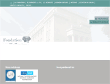 Tablet Screenshot of fondation-hellenique.fr